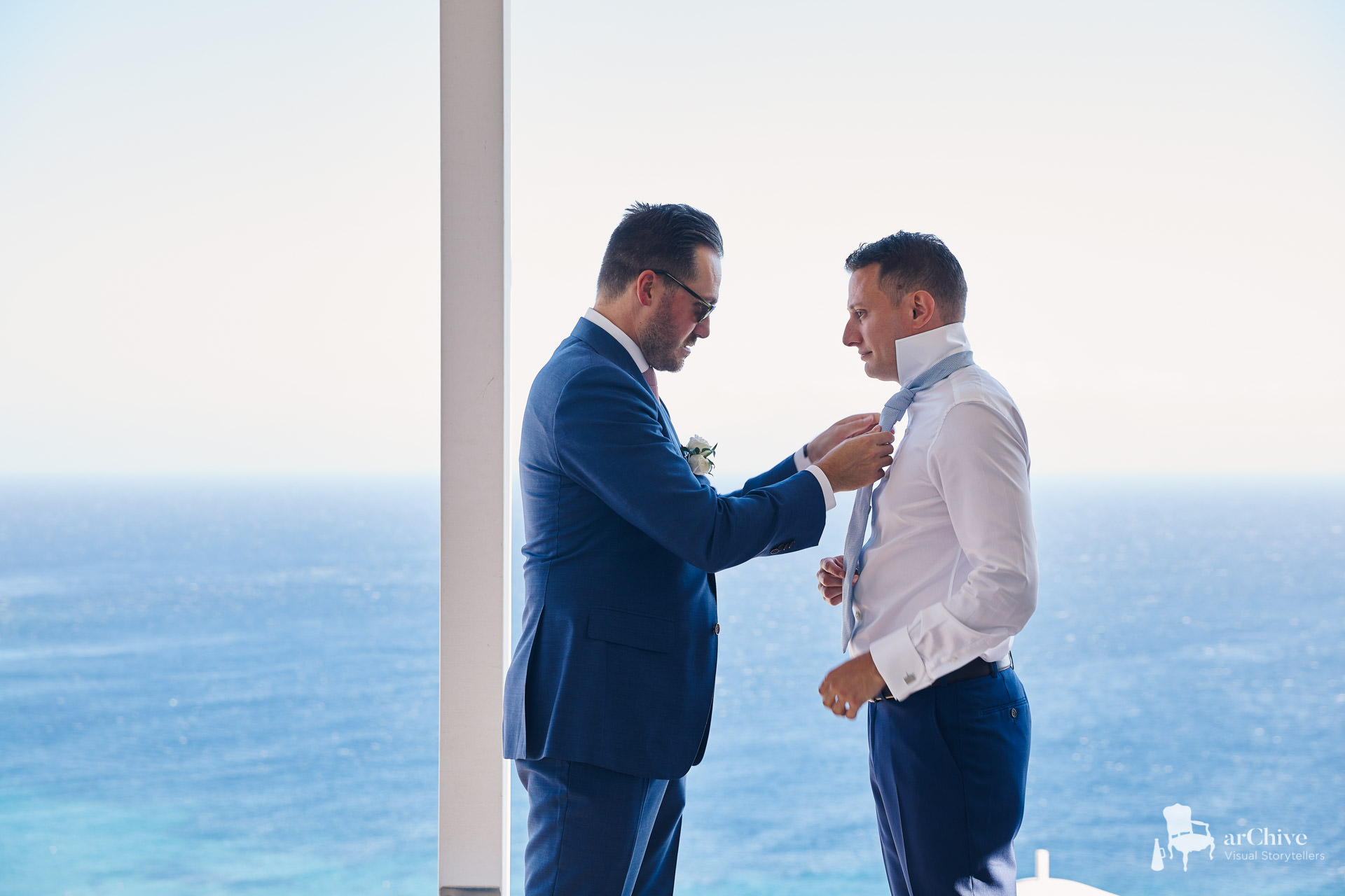 mykonos villa wedding