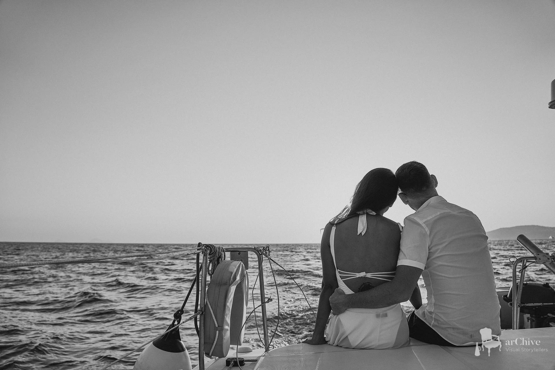 cruise photography elopement santorini