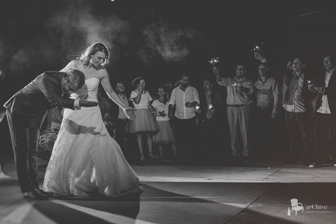 artistic wedding photograph